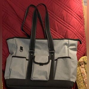 Multi-Pocket Utility Tote Bag